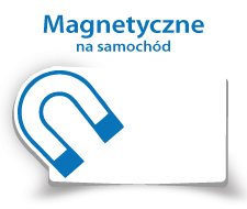 Naklejki magnetyczne na samochody.